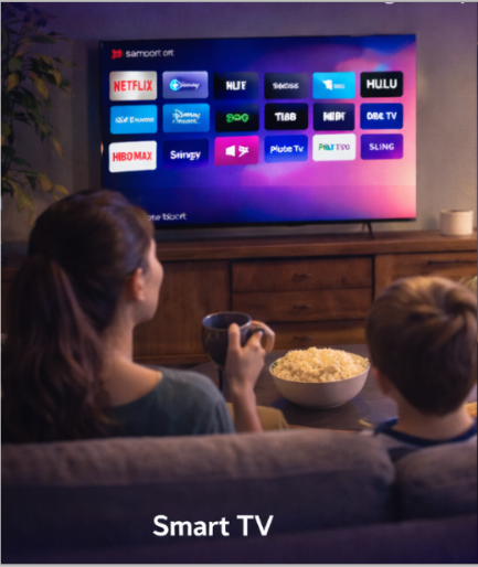 Full-screen CTV placement